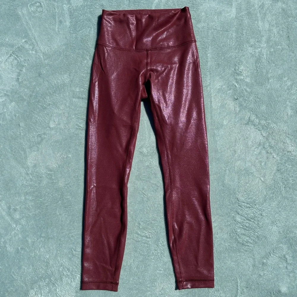 Lululemon special edition wunder train HR tight *foil